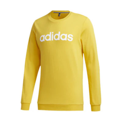adidas Retro Logo Crewneck Sweatshirt Yellow - Classic Style GD9881