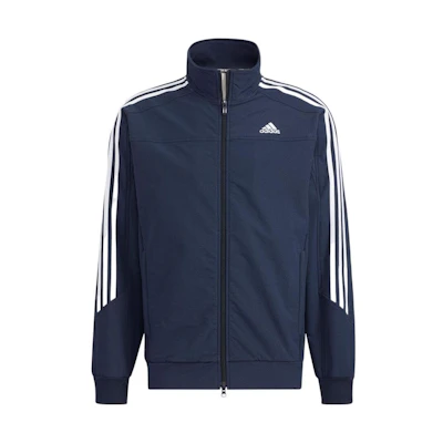 adidas Retro Logo Striped Long-Sleeve Track Jacket Blue (Asia Edition, ) HC9952-ASIAN