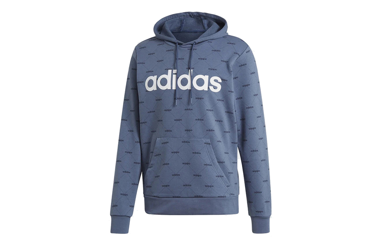 adidas Retro Pullover Hoodie Blue - Breathable Casual Sportswear EI6276