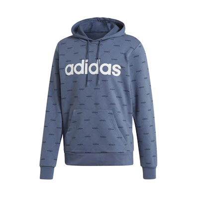 adidas Retro Pullover Hoodie Blue - Breathable Casual Sportswear EI6276