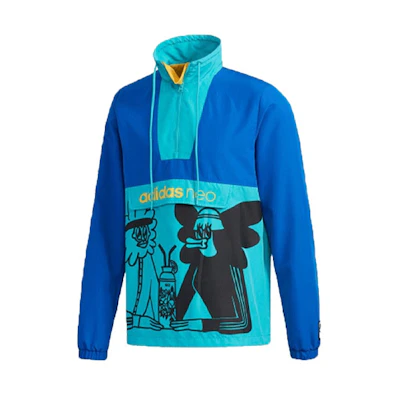 adidas Retro Sport Colorblock Track Jacket Blue (Unisex) FU3589