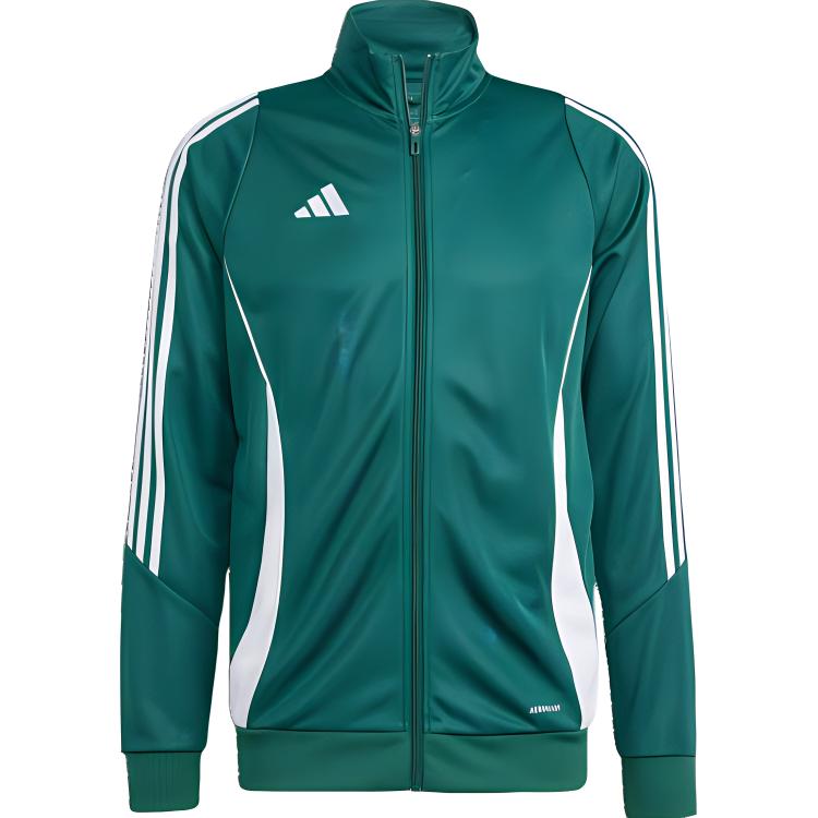 adidas Retro Sport Zip-Up Track Jacket Green Long Sleeve IR7500