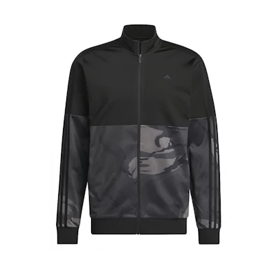 adidas Retro Sports Full-Zip Colorblock Jacket Unisex Black/Grey 4 IM5167