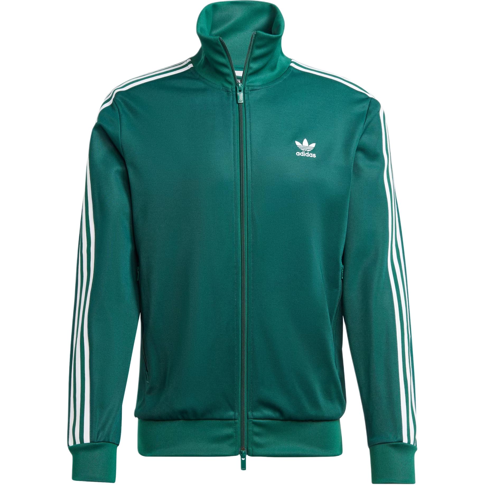 adidas Retro Stripe Logo Track Jacket Academy Green Outerwear IY8075