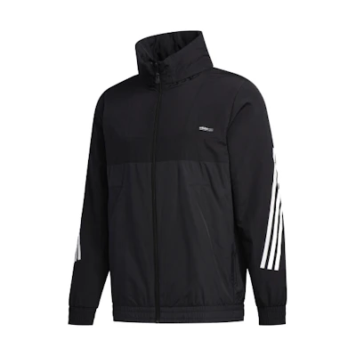 adidas Retro Striped Track Jacket Black FN6538