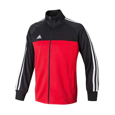 adidas Retro Striped Track Jacket Black Red Unisex Casual Wear TR60J1-BR