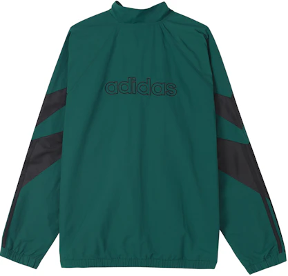 阿迪达斯复古绿色拼色条纹高领运动夹克 H06747 Lookbook 阿迪达斯复古绿色拼色条纹高领运动夹克 H06747