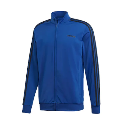 adidas Retro Striped Windbreaker Jacket Blue DU0449
