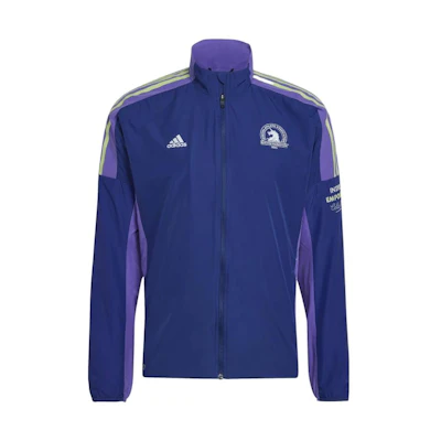 adidas Retro Track Jacket with Logo Print and Colorblock Design HM9909
