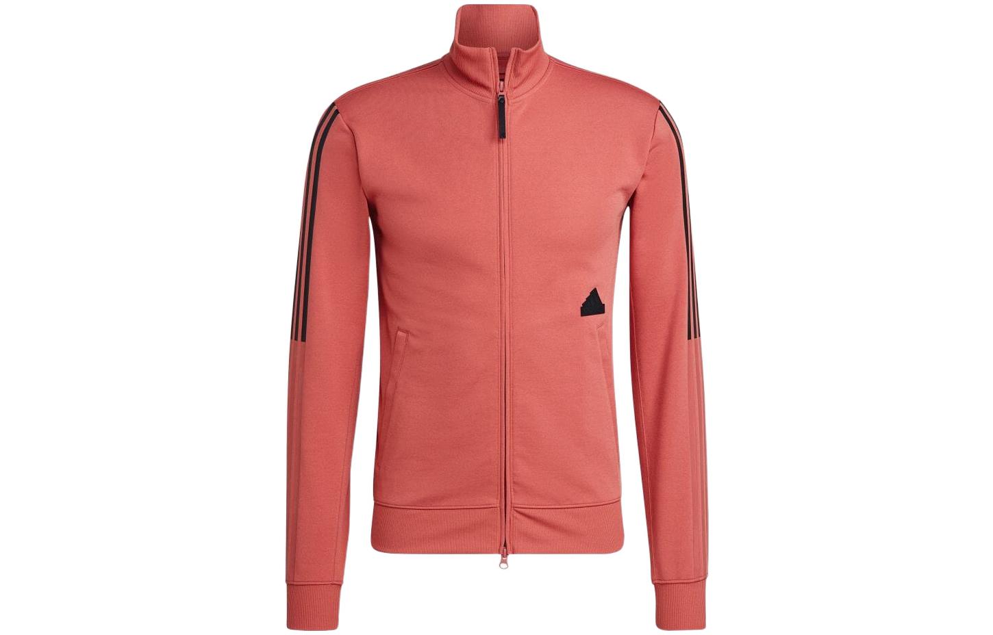 adidas Retro Track Jacket with Side Stripes Logo for Men Pink HN1948