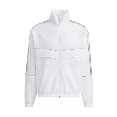 adidas Retro Track Jacket with Stand Collar - White H59455