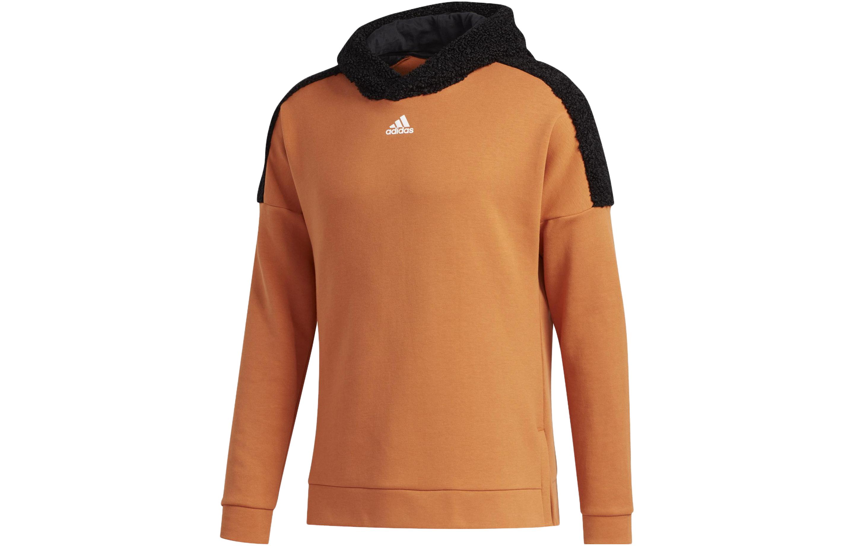 adidas Retro Varsity Logo Patchwork Pullover Sweatshirt Khaki Brown FS7570