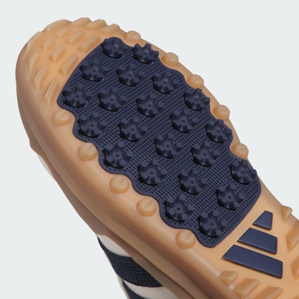 Cheap Adidas RetroCross Gripmore 無釘高爾夫鞋 白色/海軍藍/棕色 JR1899