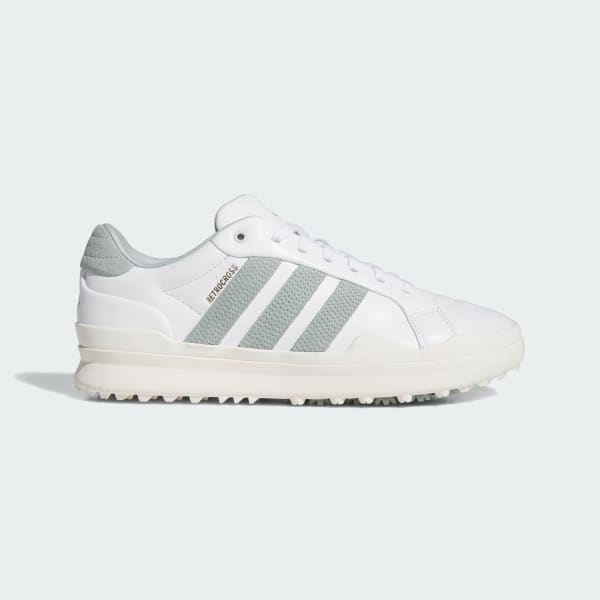 Adidas Retrocross Gripmore Spikeless Golf Shoes Cloud White/Wonder Sage/Off White JR1898