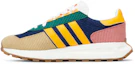 Lookbook adidas Retropy E5 'Biru Tua Emas Kolese' HP5444