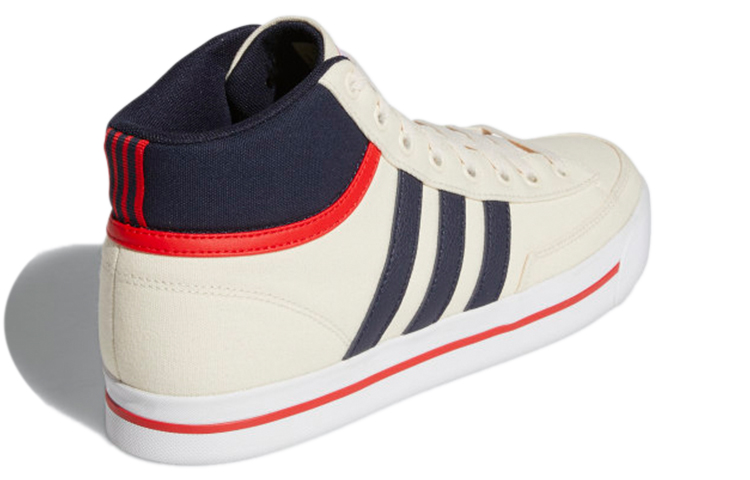 Shop adidas Retrovulc Mid ''Wonder White Vivid Red'' Sneakers GW8375