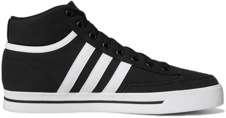 adidas Retrovulc Mid Canvas 'Core Black White' GW8374 Order adidas Retrovulc Mid Canvas 'Core Black White' GW8374