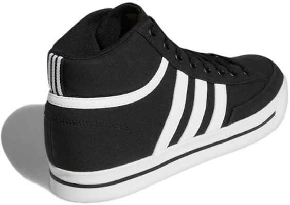 adidas Retrovulc Mid Canvas 'Core Black White' GW8374 Shop adidas Retrovulc Mid Canvas 'Core Black White' GW8374
