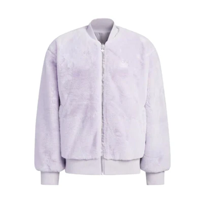 adidas Reversible Bomber Jacket Purple Dual-Sided Zipper Casual Wear IN1019