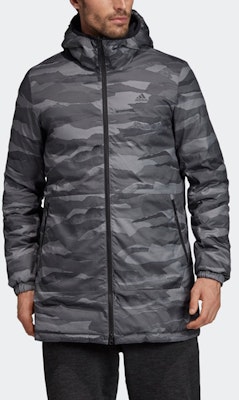 adidas Reversible Camo Parka Winter Down Jacket for Men - Black FL8649 Purchase adidas Reversible Camo Parka Winter Down Jacket for Men - Black FL8649