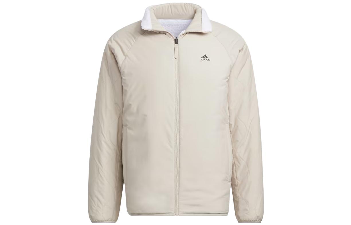 adidas Reversible Colorblock Logo Print Track Jacket - Off White IT8710