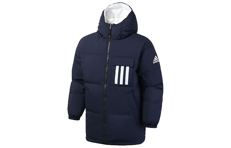 Buy Chaqueta adidas Reversible con Capucha para Hombre Azul Marino Manga Larga. EH4010