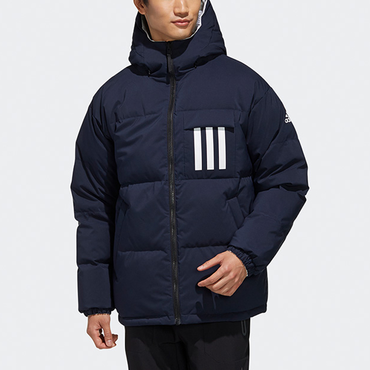 Details for Chaqueta adidas Reversible con Capucha para Hombre Azul Marino Manga Larga. EH4010