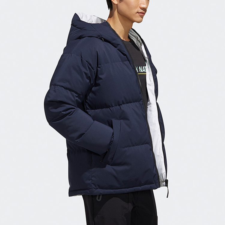 Sizing Chaqueta adidas Reversible con Capucha para Hombre Azul Marino Manga Larga. EH4010