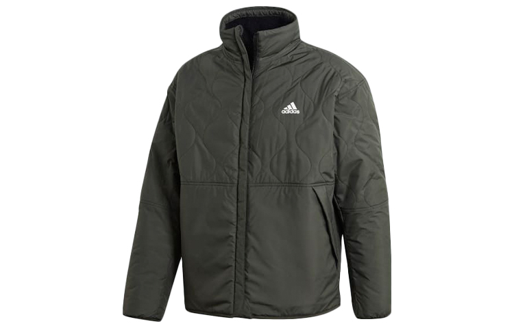 adidas Reversible Insulated Stand Collar Jacket Green (Asia Edition) GF0052