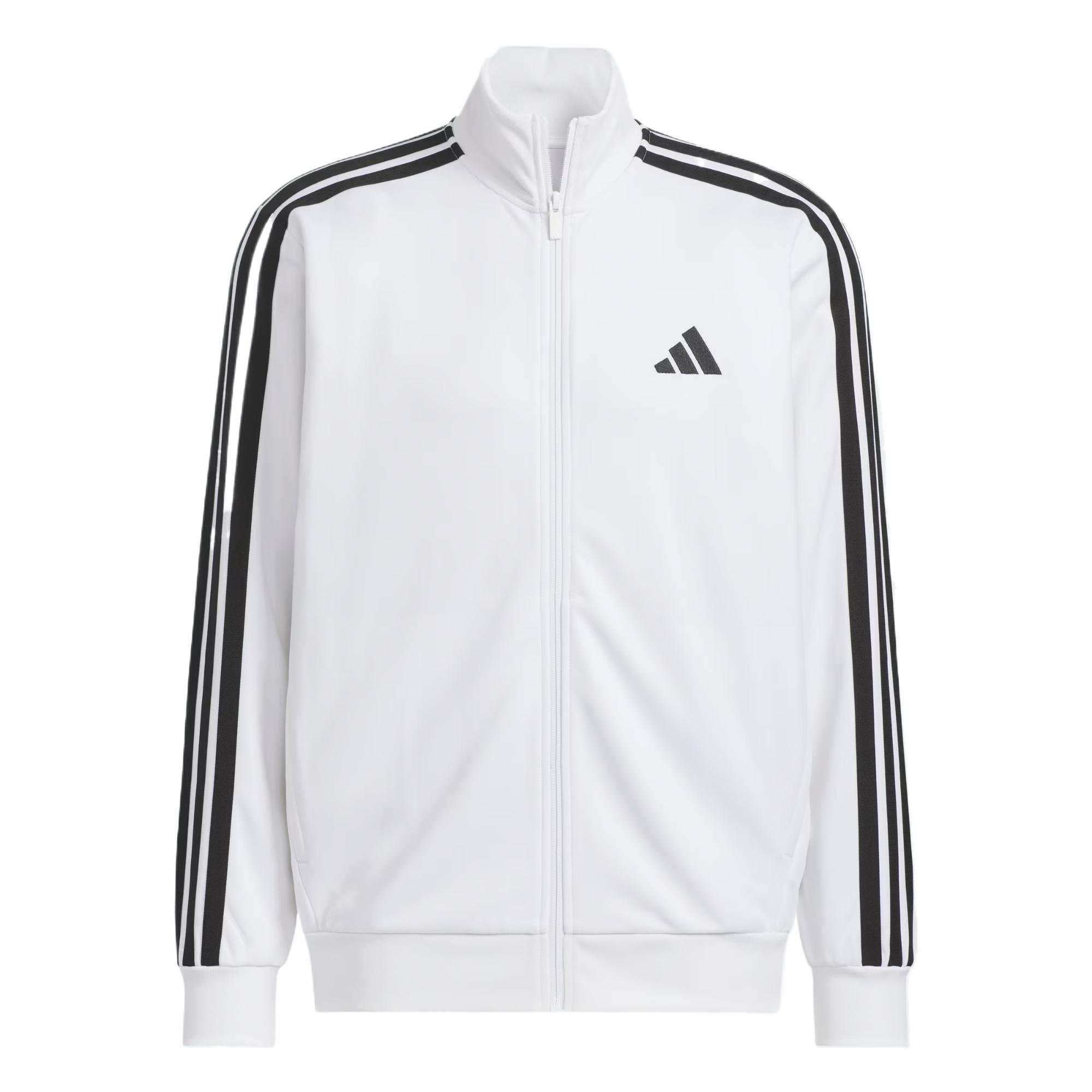 adidas Reversible Knit Striped Jacket - White JV6979