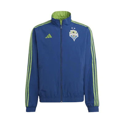adidas Reversible Logo Print Jacket Blue HU0081