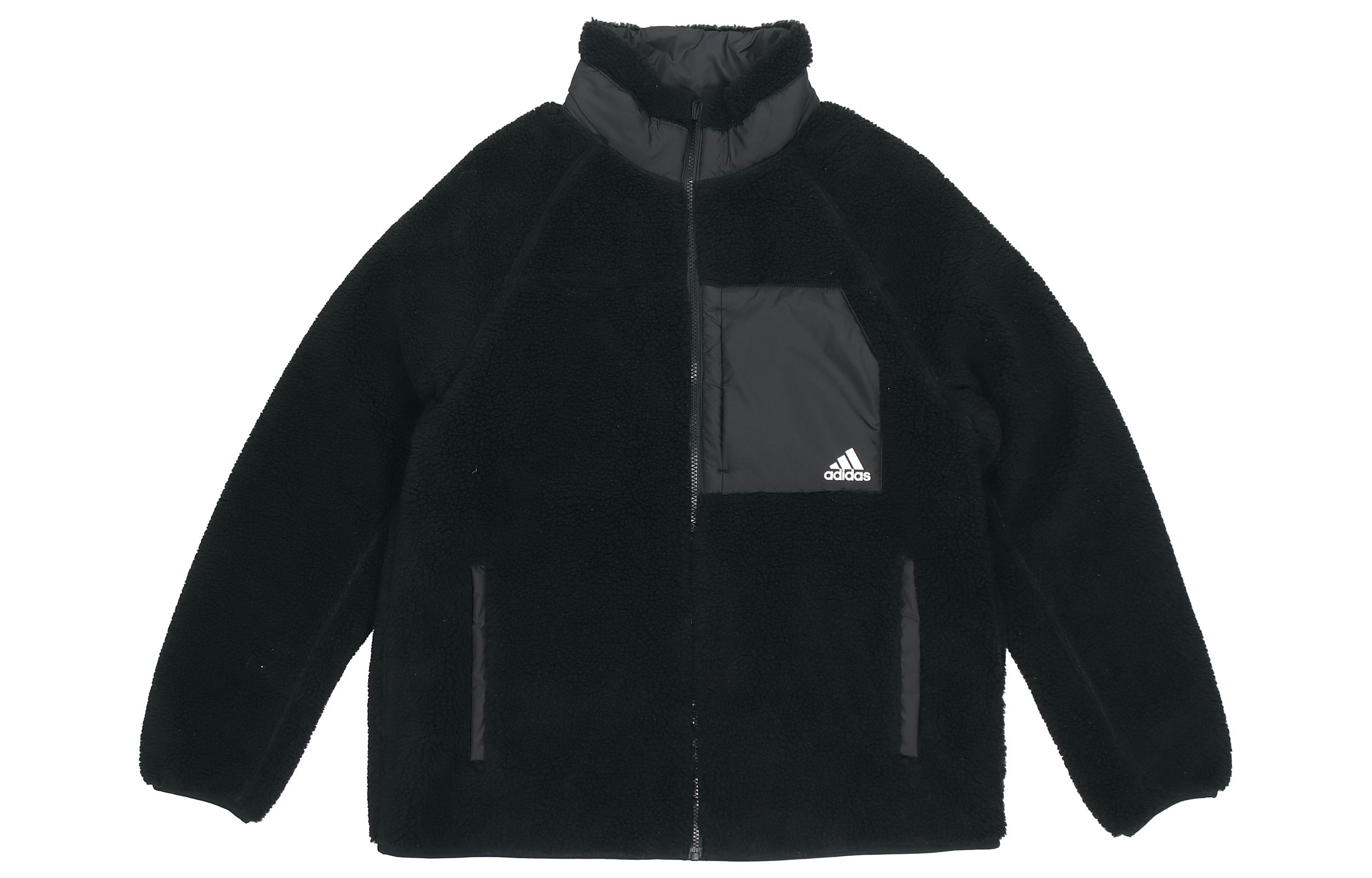adidas Reversible Logo Print Padded Jacket Unisex Black. H20784 圖 2
