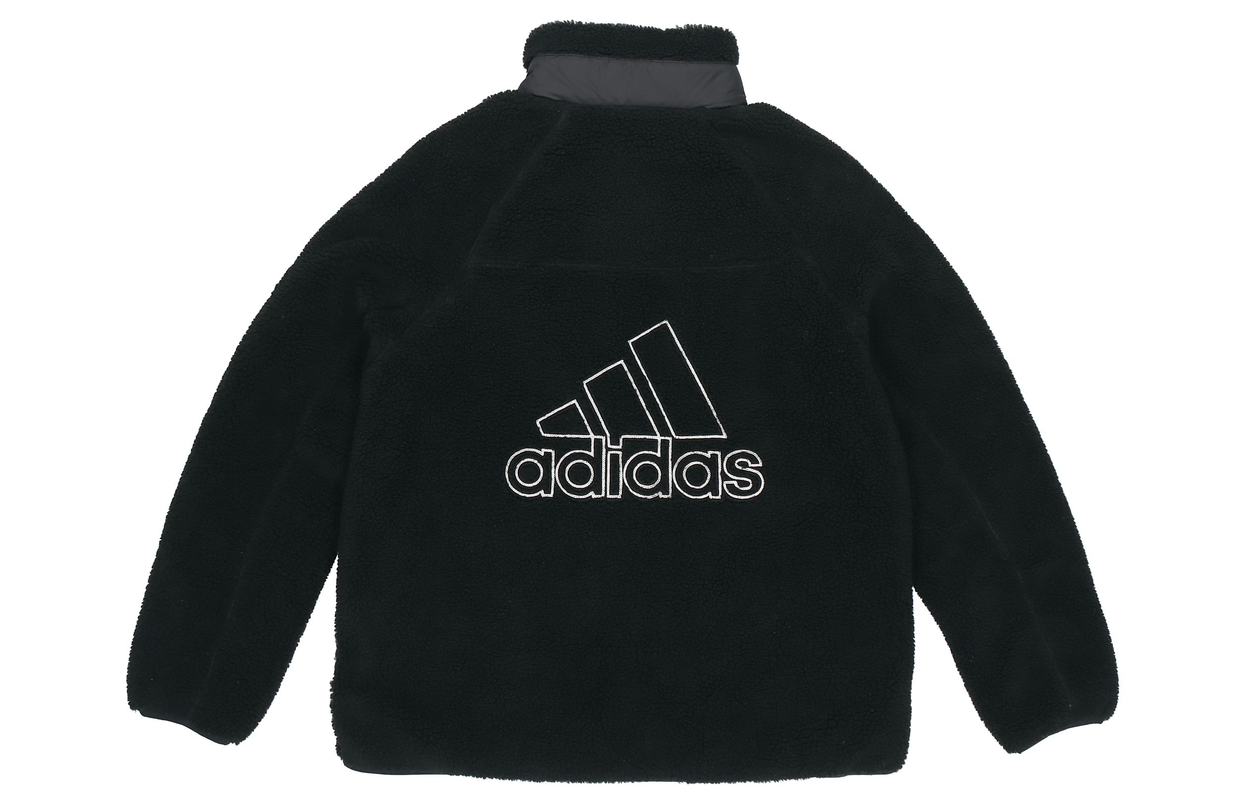adidas Reversible Logo Print Padded Jacket Unisex Black. H20784 圖 3