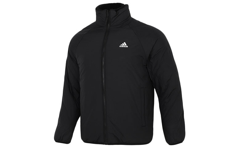 adidas Reversible Logo Print Padded Jacket Unisex Black. H20784 圖 4