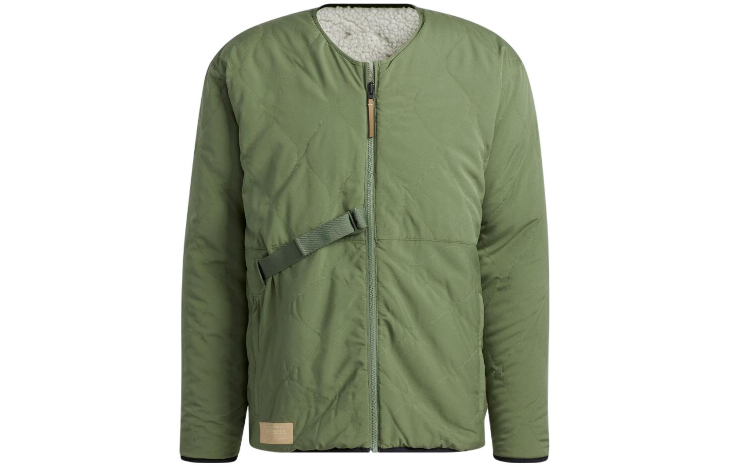 adidas Reversible Thick Warm Button-Up Jacket Green HF9105