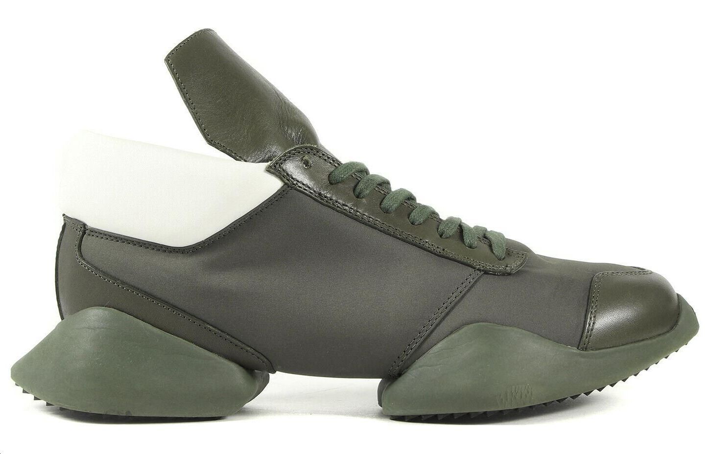 Order RICK OWENS RUNNER x adidas 橄欖綠 舒適百搭 防滑耐磨 低幫 跑步鞋 男款 深綠色