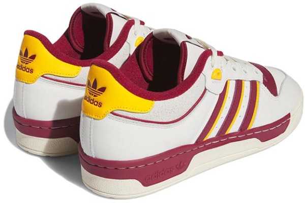 adidas Rivalry 86 Low 'White Collegiate Burgundy Crew Yellow' IE7159 Shop adidas Rivalry 86 Low 'White Collegiate Burgundy Crew Yellow' IE7159