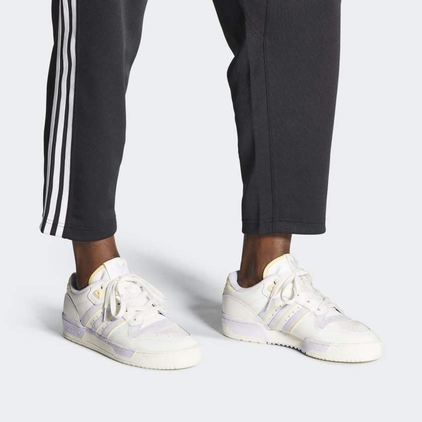 Sizing 愛迪達 經典款 Rivalry Low 低筒 運動鞋 男女同款 糖果紫