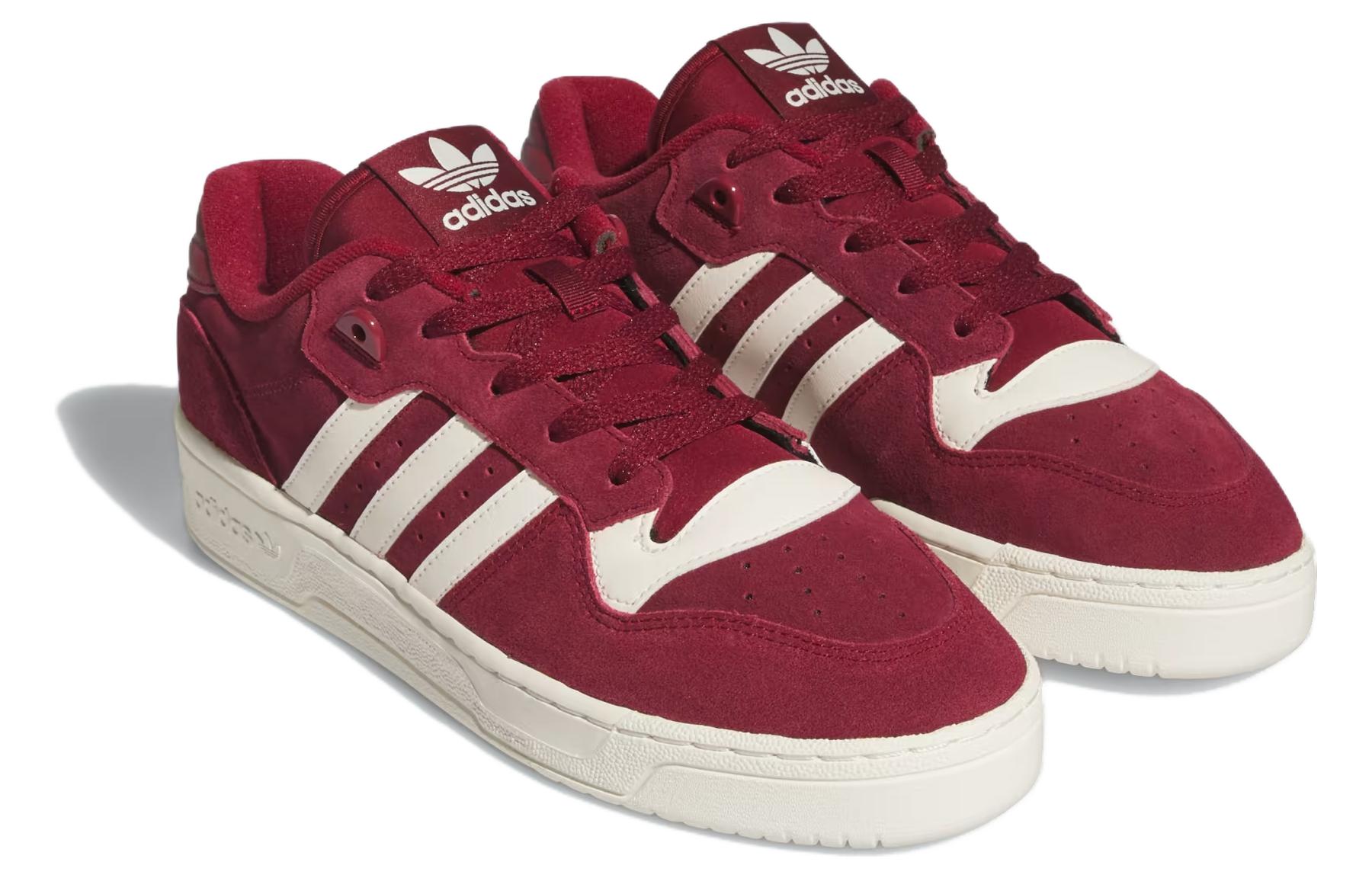 Lookbook adidas originals Rivalry 舒適百搭 防滑耐磨 低筒 板鞋 男款 紅色