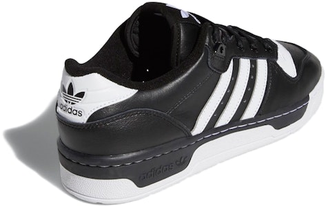 adidas originals Rivalry Low 低幫 板鞋 男女同款 黑白條紋 Lookbook adidas originals Rivalry Low 低幫 板鞋 男女同款 黑白條紋