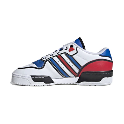 adidas Rivalry Low 'White Blue Scarlet'