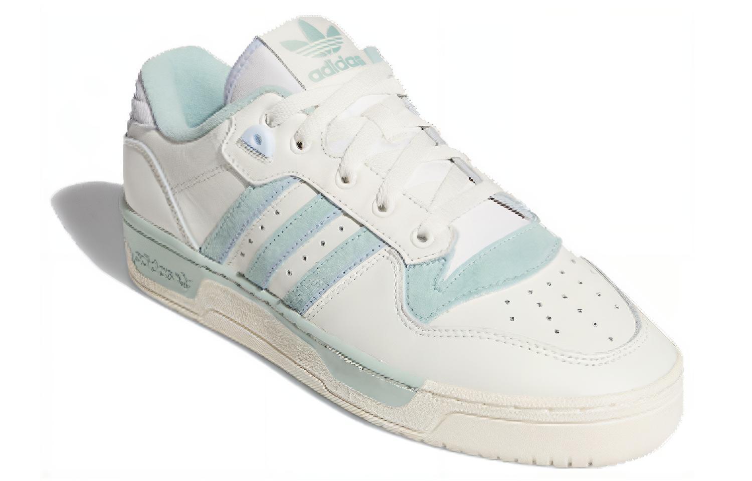 Order adidas Originals Rivalry Low 防滑耐磨輕便 低筒 板鞋 男女同款 白綠