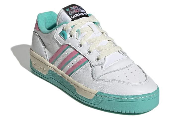 Lookbook adidas Rivalry Low Putih Bliss Merah Jambu Pudina Rush HQ6877