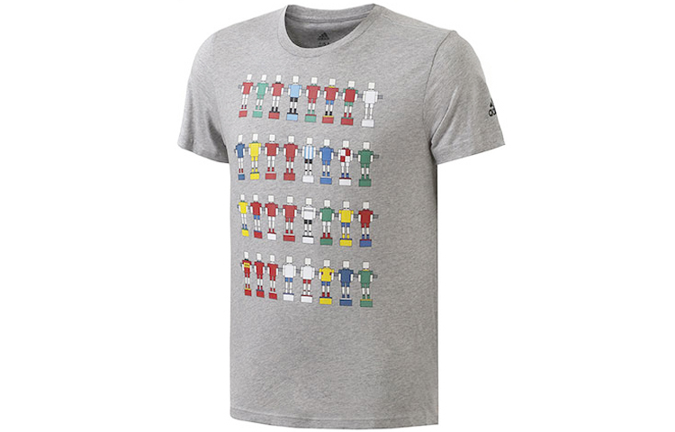Buy adidas Road to Russia World Cup Graphic Tee Grey CW2091