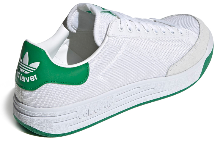 Shop adidas originals Rod Laver 低筒 板鞋 男女款 白綠