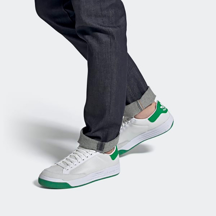 Sizing adidas originals Rod Laver 低筒 板鞋 男女款 白綠