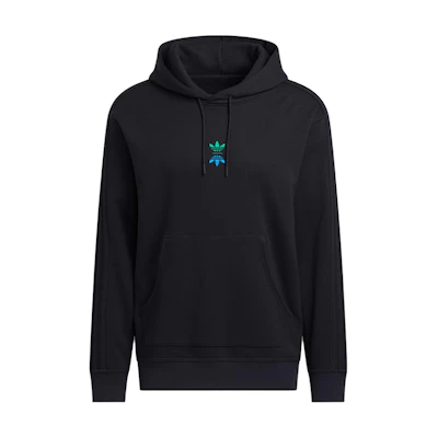 adidas Rolling Links FW24 Oversized Black Pullover Hoodie for Men IW6657
