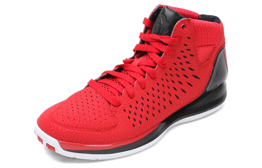 Lookbook adidas D Rose 3 減震防滑耐磨 高筒 籃球鞋 男款 紅色