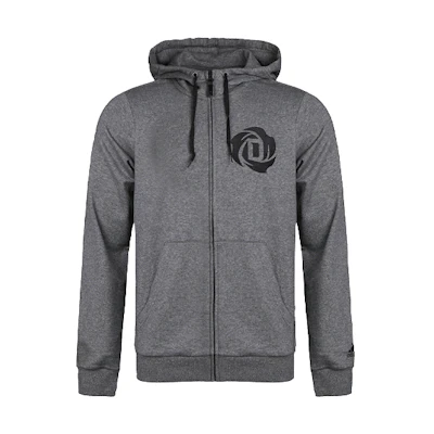 adidas Rose FZ Shooter Printed Hoodie Jacket Grey DN3073