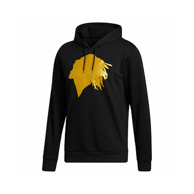 adidas ROSE PO Black Basketball Pullover Hoodie with Print Design GP6118